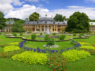 Ozdobny ogród w Pałacu i Parku Pillnitz